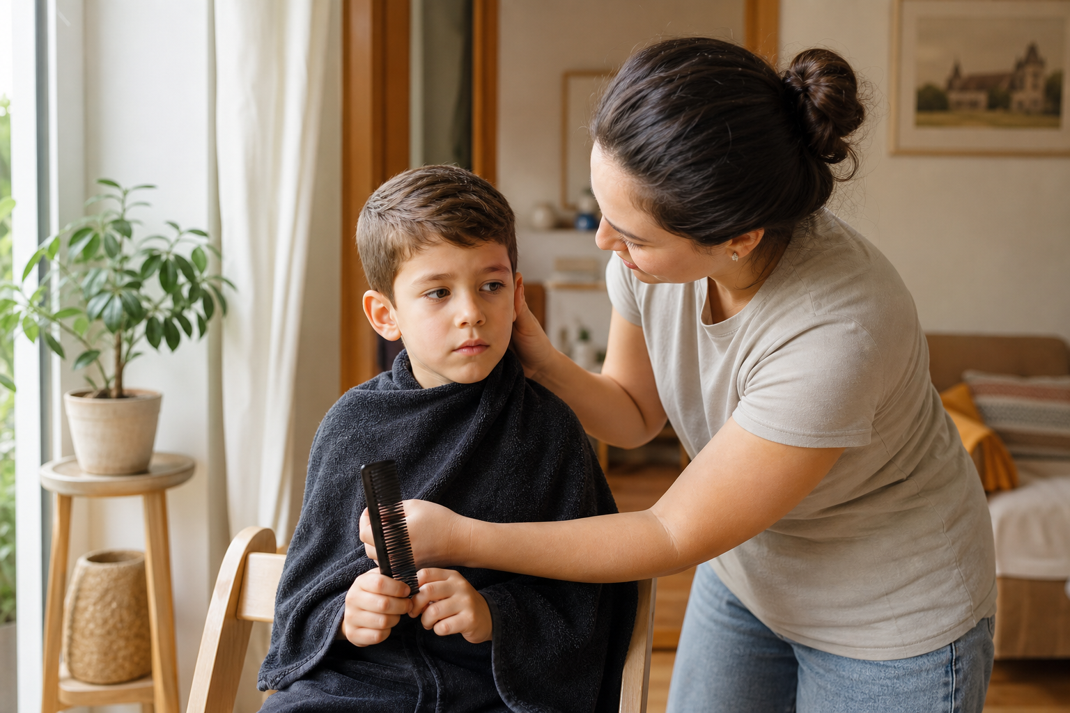 Copilul nu vrea să se tundă? Cum îl ajuți să tolereze tunsoarea fără plâns