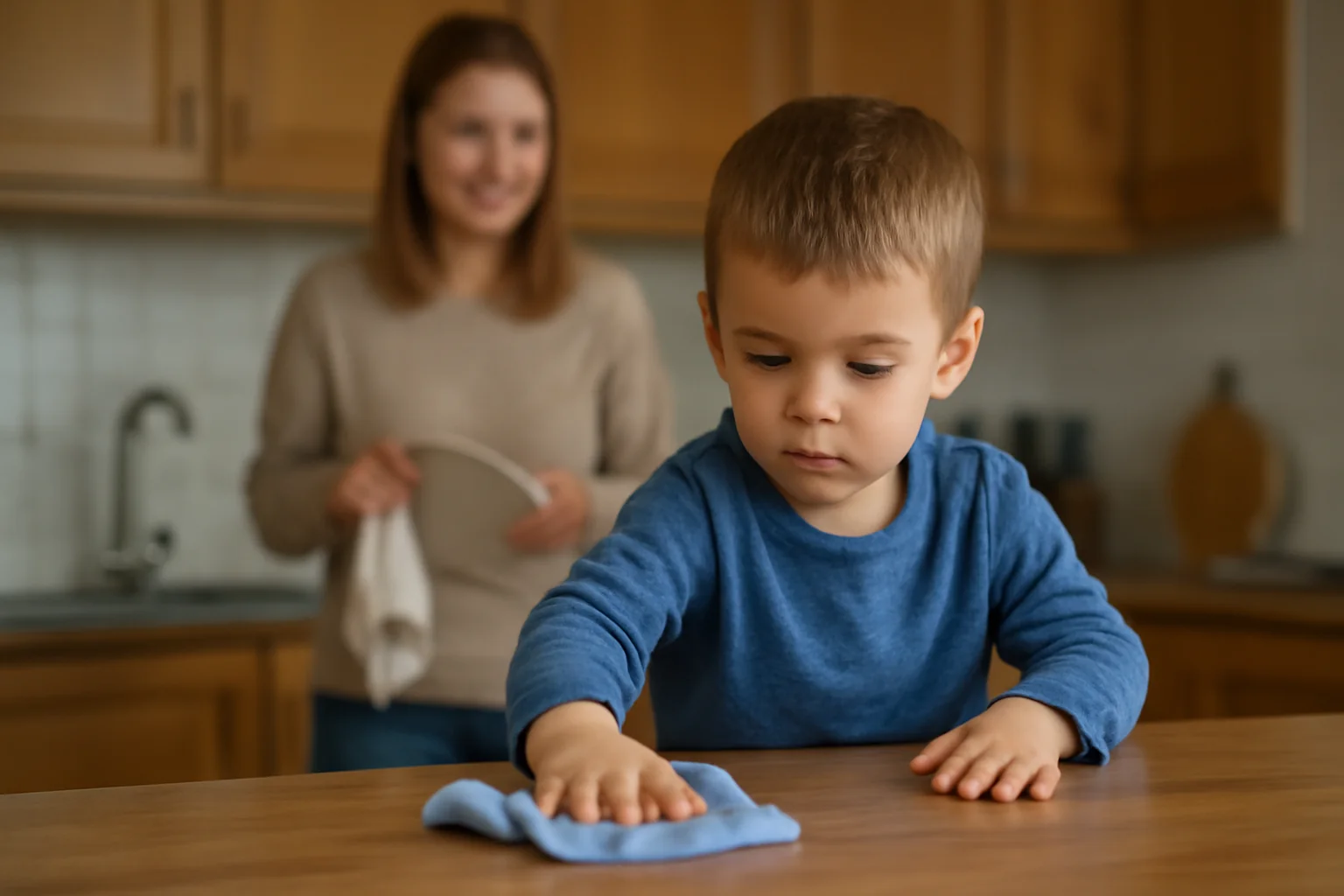 Cum implici copilul în treburile casei în funcție de vârstă