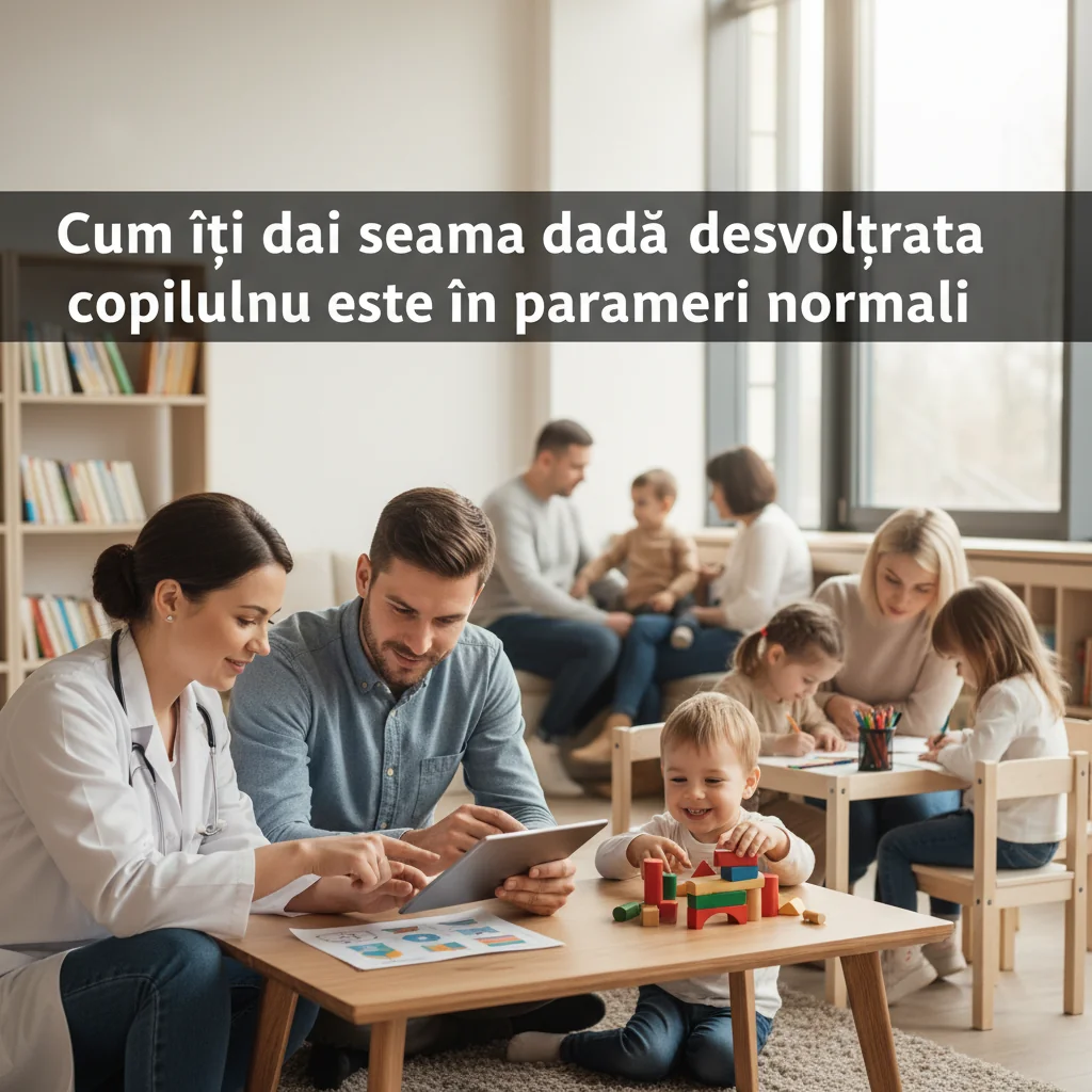 Cum îți dai seama dacă dezvoltarea copilului este în parametri normali