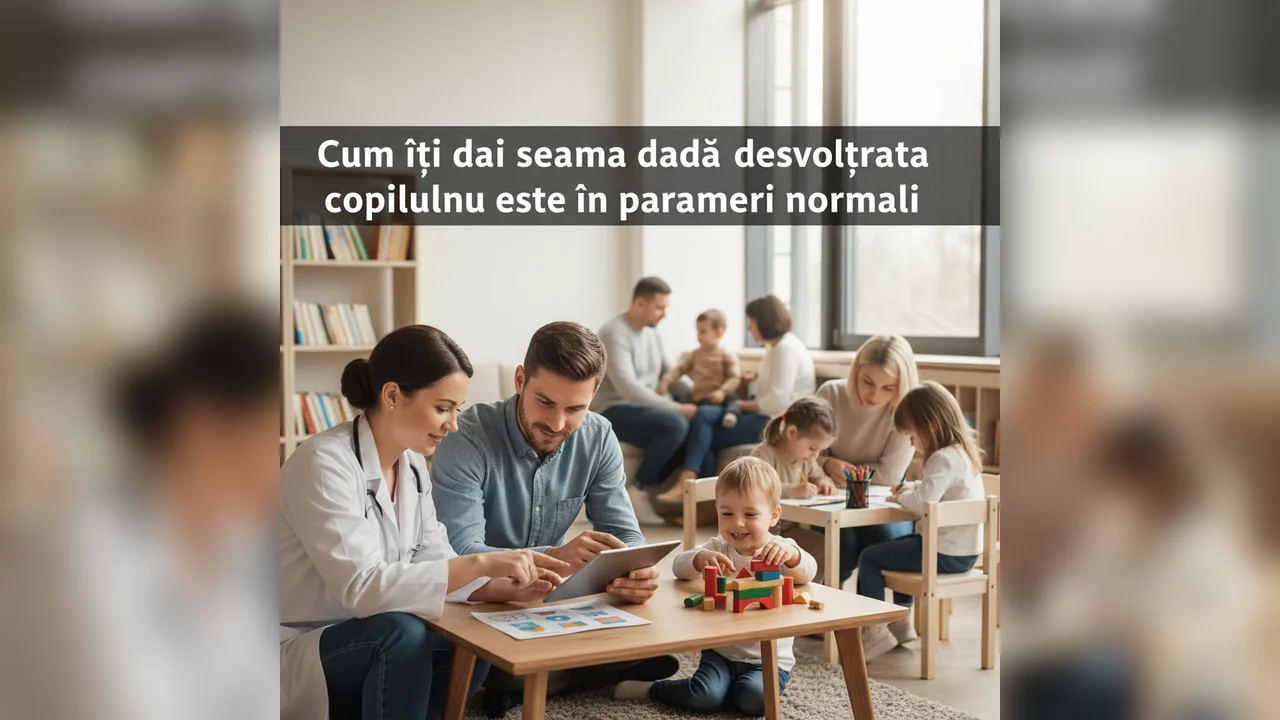 Cum îți dai seama dacă dezvoltarea copilului este în parametri normali