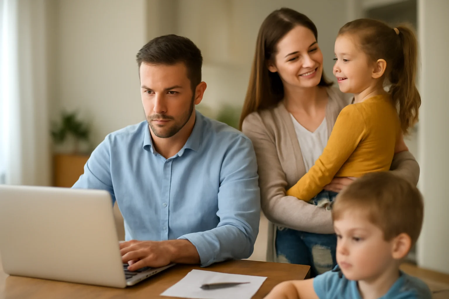 Cum îți menții echilibrul între muncă și familie