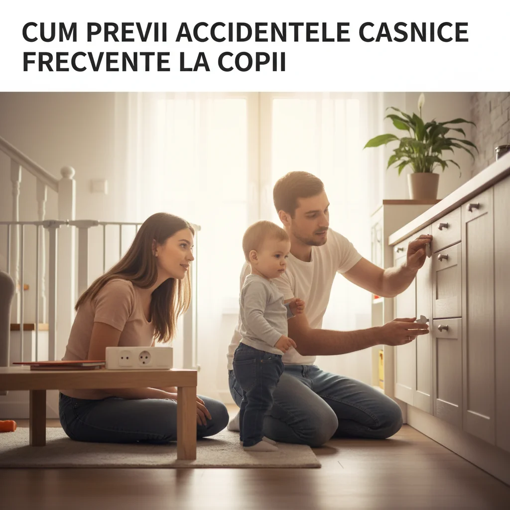 Cum previi accidentele casnice frecvente la copii