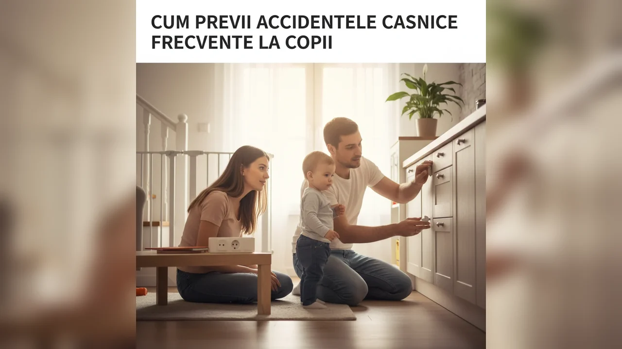 Cum previi accidentele casnice frecvente la copii