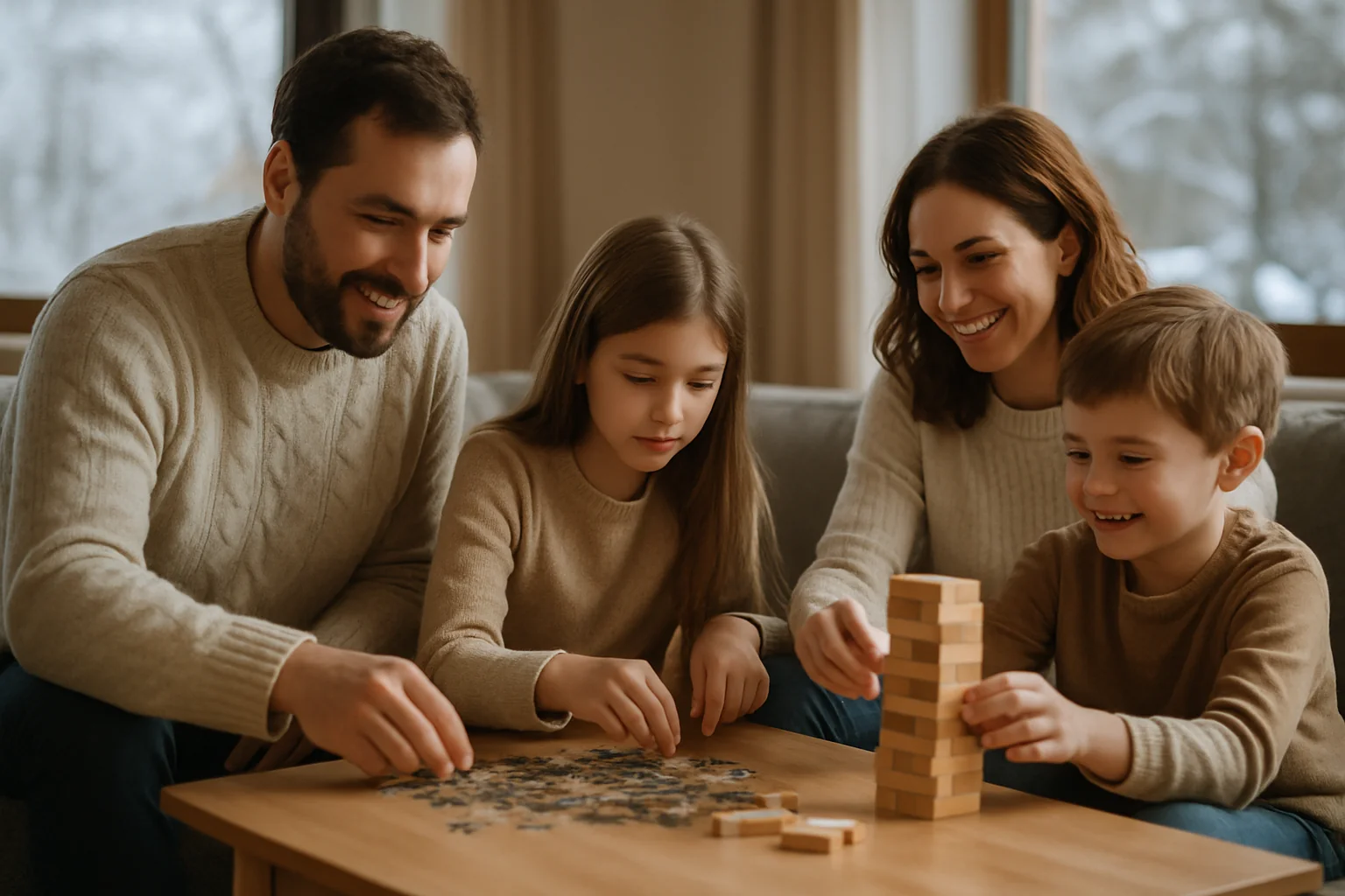 Idei de activități indoor în familie pentru zilele reci de iarnă