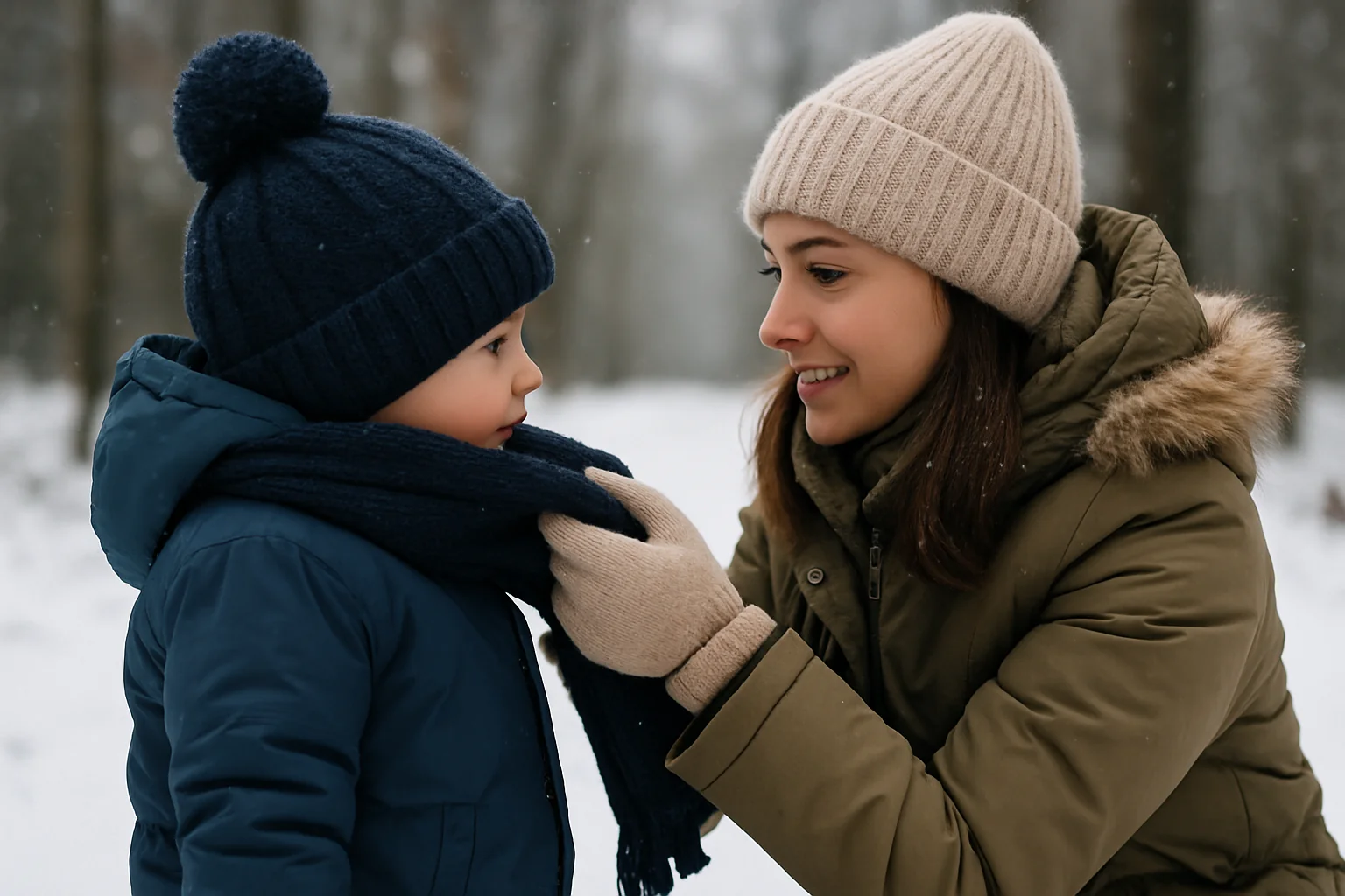 Sfaturi pentru îmbrăcarea adecvată a copiilor iarna