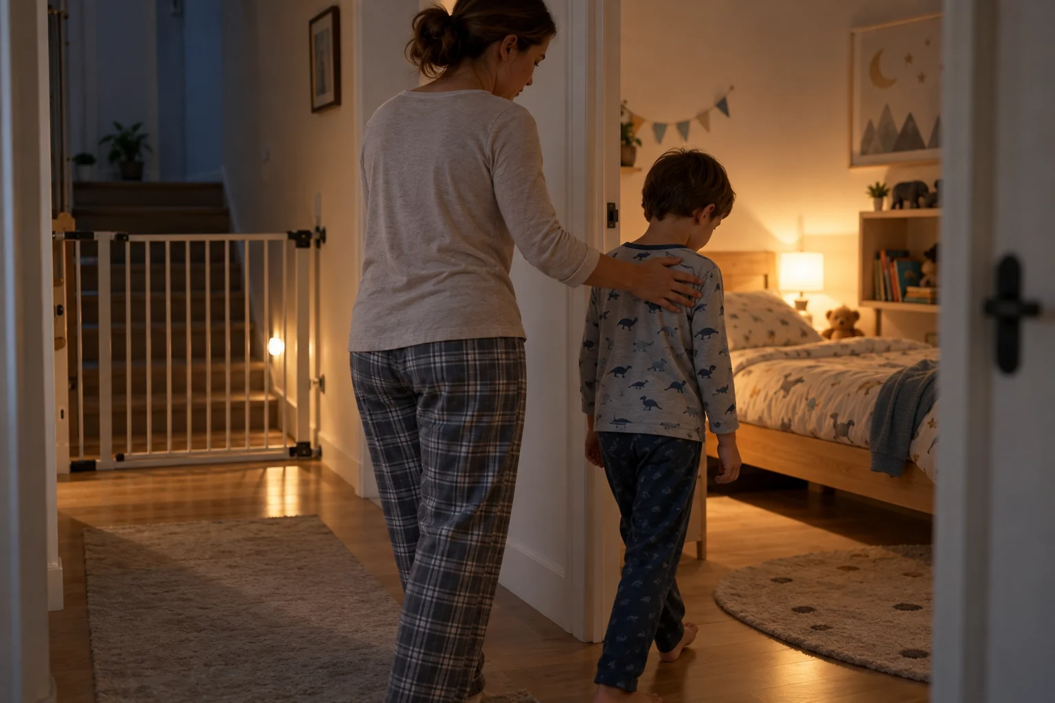 Somnambulism la copii: ce faci în timpul episodului și cum faci casa mai sigură