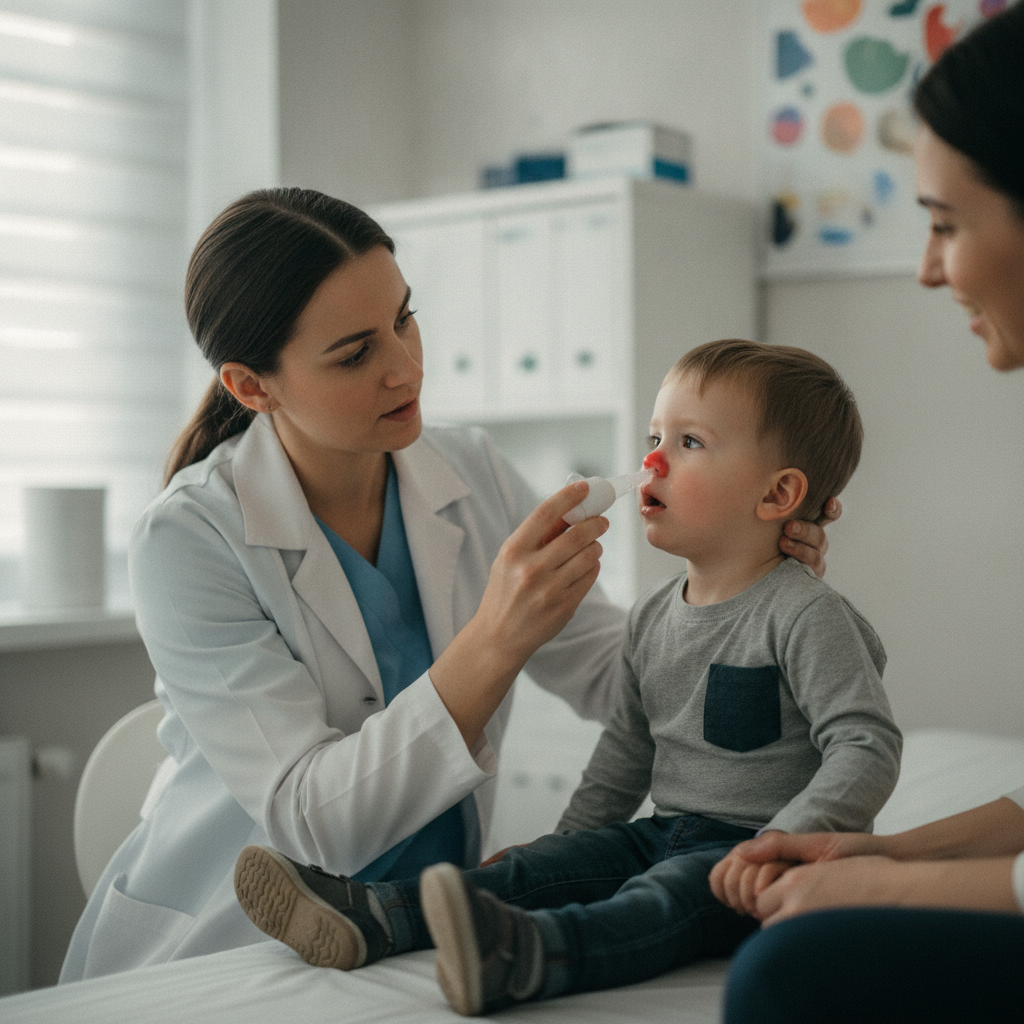 Simptomele sinuzitei la copii: când nu mai este doar o răceală